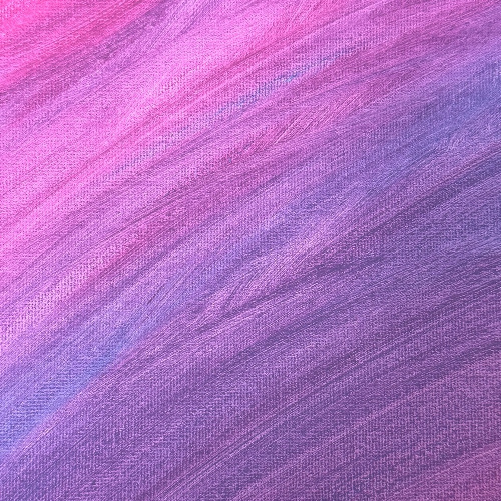 Pink and Purple Abstract Canvas Art - Picture 3 of 6